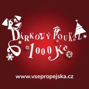 Vsepropejska Červený dárkový poukaz (elektronický) Typ: 1000 Kč