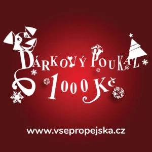 Vsepropejska Červený dárkový poukaz (elektronický) Typ: 1000 Kč