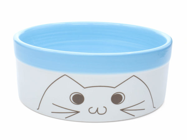 Vsepropejska Cido keramická miska pro kočku Barva: Modrá