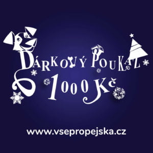 Vsepropejska Tmavě modrý dárkový poukaz (elektronický) Typ: 1000 Kč