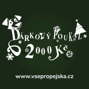 Vsepropejska Tmavě zelený dárkový poukaz (elektronický) Typ: 2000 Kč