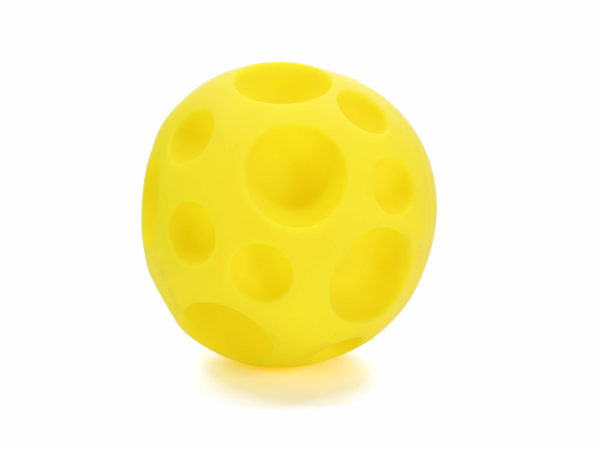 Vsepropejska Zeno koule na pamlsky pro psa| 13 cm Barva: Žlutá