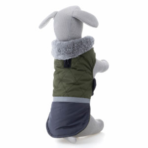 Vsepropejska Fogy stylová bunda pro psa Barva: Zelená