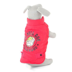 Vsepropejska Bulldog zimní bunda pro psa Barva: Červená