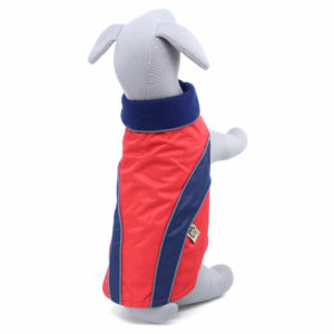 Vsepropejska Collar bunda pro psa s reflexními prvky Barva: Červená