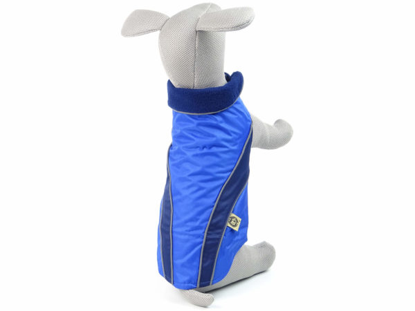 Vsepropejska Collar bunda pro psa s reflexními prvky Barva: Modrá