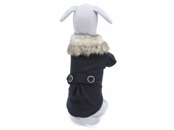 Vsepropejska Gaston zimní bunda pro psa Barva: Černá