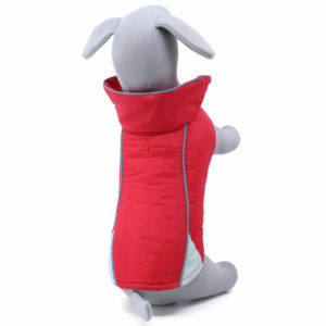 Vsepropejska Kit reflexní zimní bunda pro psa s límcem Barva: Červená