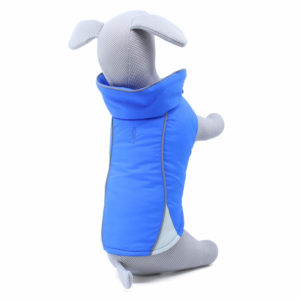 Vsepropejska Kit reflexní zimní bunda pro psa s límcem Barva: Modrá