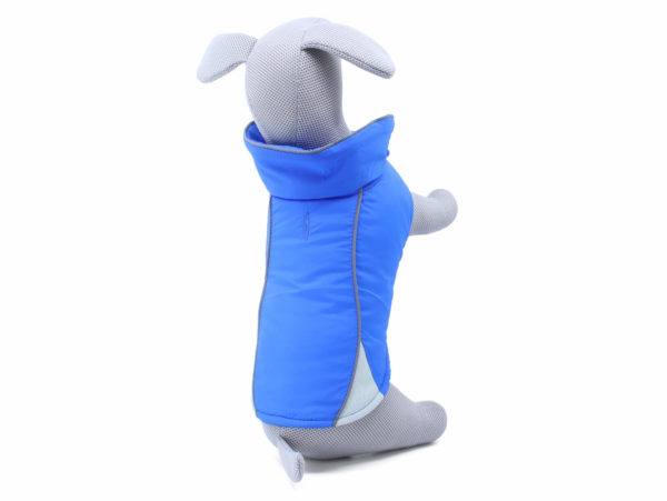 Vsepropejska Kit reflexní zimní bunda pro psa s límcem Barva: Modrá