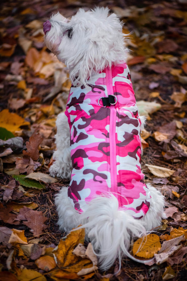 Vsepropejska Knox obleček pro psa na zip Barva: Růžová
