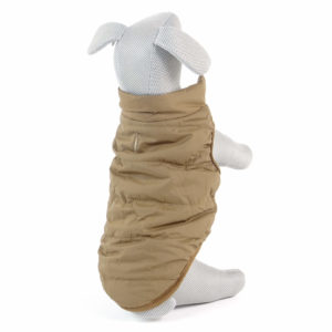 Vsepropejska Navy zimní bunda pro psa s kožíškem Barva: Hnědá