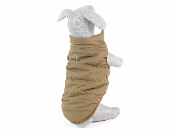 Vsepropejska Navy zimní bunda pro psa s kožíškem Barva: Hnědá