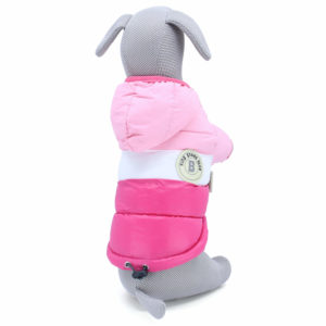 Vsepropejska Palaton prošívaná bunda pro psa s kapucí Barva: Růžová