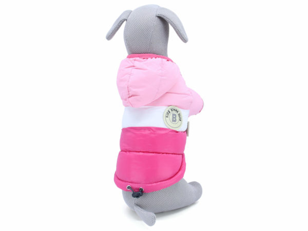 Vsepropejska Palaton prošívaná bunda pro psa s kapucí Barva: Růžová