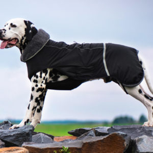 Vsepropejska Rafael bunda pro psa s kožíškem Barva: Černá