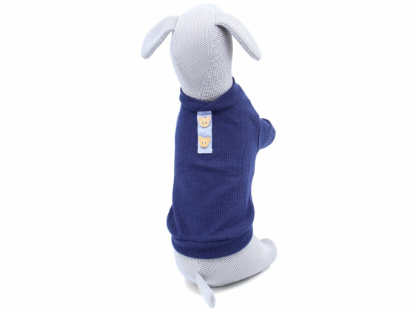 Vsepropejska Sitsi tričko s knoflíky pro psa Barva: Modrá