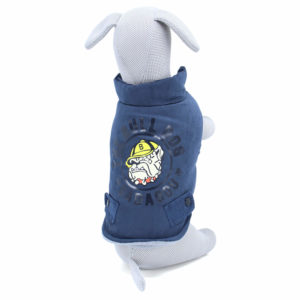 Vsepropejska Bulldog zimní bunda pro psa Barva: Modrá