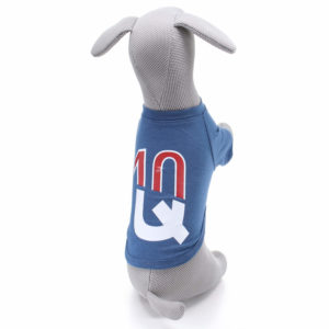 Vsepropejska Charles tričko s nápisem pro psa Barva: Modrá