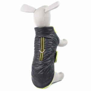 Vsepropejska Frosty prošitá zimní bunda pro psa Barva: Černo-žlutá
