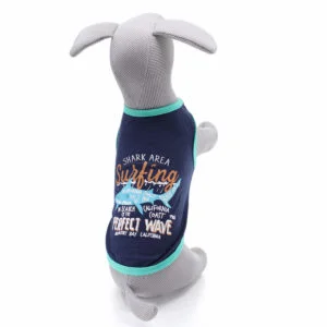 Vsepropejska Isis tričko s nápisy pro psa Barva: Modrá