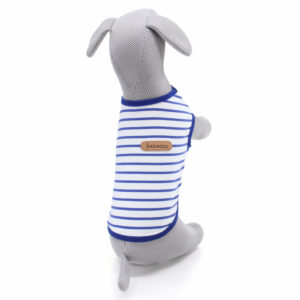 Vsepropejska Kamar pruhované tričko pro psa Barva: Modrá