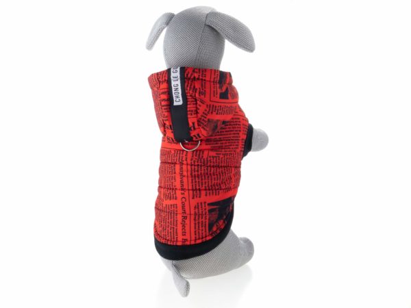 Vsepropejska Mercury teplá bunda pro psa s kapucí Barva: Červená