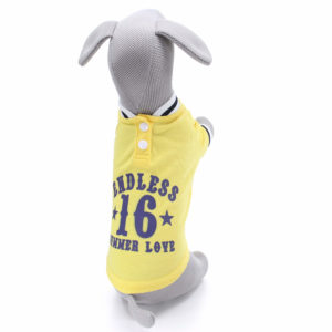 Vsepropejska Verdel tričko s knoflíky pro psa Barva: Žlutá