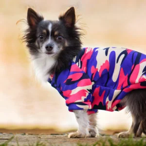 Vsepropejska Wapi hebká mikina pro psa Barva: Maskáčová