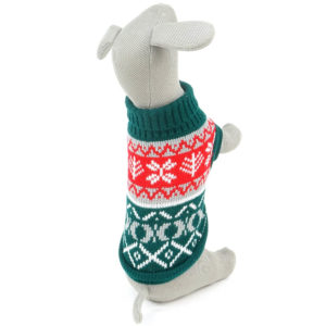 Vsepropejska Christmas svetr pro psa Barva: Tmavě zelená