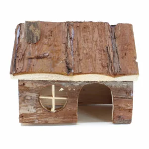 Vsepropejska Roli dřevěná chalupa pro hlodavce