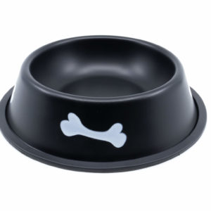Vsepropejska Dish černá miska pro psa se vzorem kosti Rozměr (cm): 11