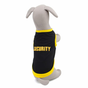 Vsepropejska Lolita tričko s nápisem security pro psa Barva: Žlutá