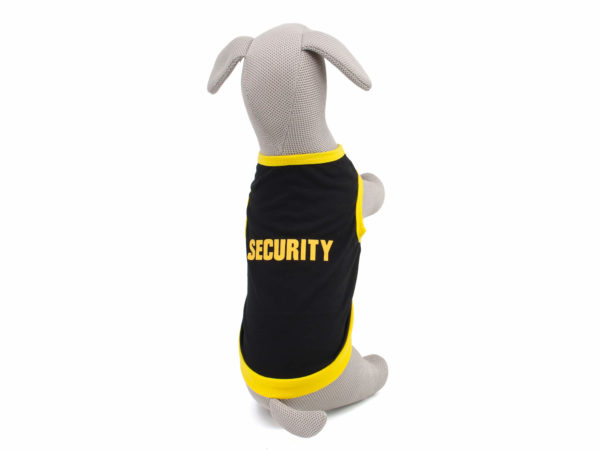 Vsepropejska Lolita tričko s nápisem security pro psa Barva: Žlutá
