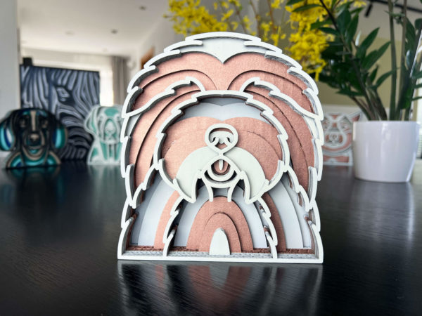 Vsepropejska Mandala Bobtail dekorace na stůl Barva: Měděná