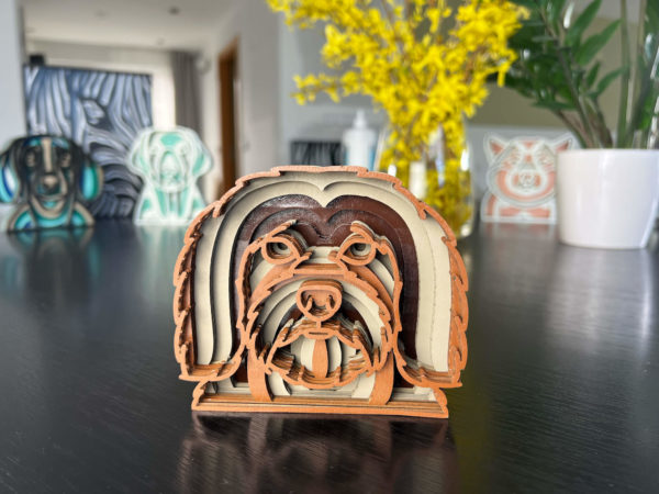 Vsepropejska Mandala Havanský pes dekorace na stůl Barva: Vyrob si