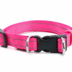 Vsepropejska Blanka obojek s podšívkou pro psa | 21 - 54 cm Barva: Růžová