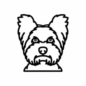 Vsepropejska Psí dekorace na zeď Plemeno: Jorkšír