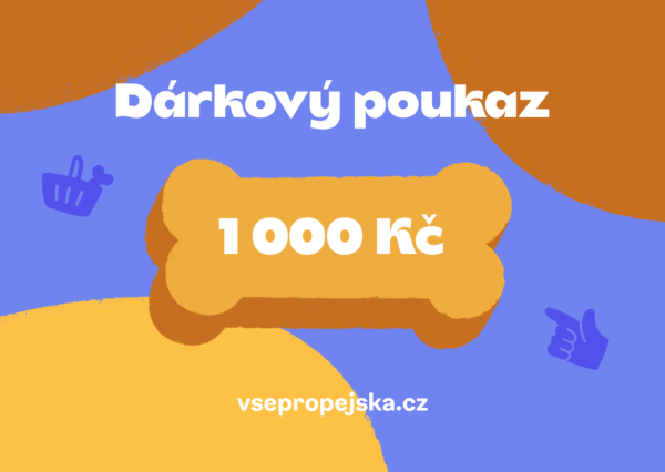 Vsepropejska Gift dárkový poukaz Typ: 1000 Kč