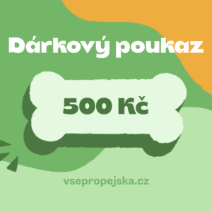 Vsepropejska Gift dárkový poukaz Typ: 500 Kč