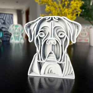 Vsepropejska Mandala Doga dekorace na stůl Barva: Bílá