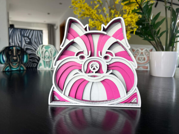 Vsepropejska Mandala Pomeranian dekorace na stůl Barva: Růžová