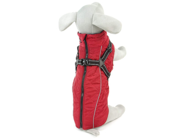 Vsepropejska Outdoorová zateplená bunda pro psa Barva: Červená