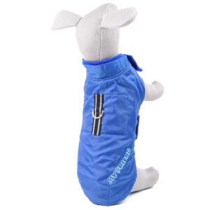 Vsepropejska Snowy zimní bunda „My friend“ pro psa Barva: Modrá