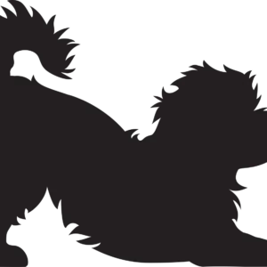 Vsepropejska Maltézský psík 3 dřevěná dekorace na zeď Rozměr (cm): 28 x 38