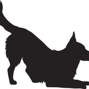 Vsepropejska Německý ovčák 4 dřevěná dekorace na zeď Rozměr (cm): 33 x 38