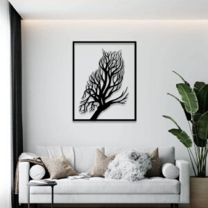 Vsepropejska Strom života sova dekorace na zeď Rozměr (cm): 38 x 29