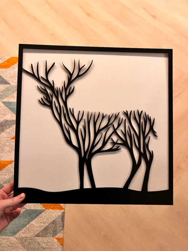 Vsepropejska Strom života srnec dekorace na zeď Rozměr (cm): 38 x 38