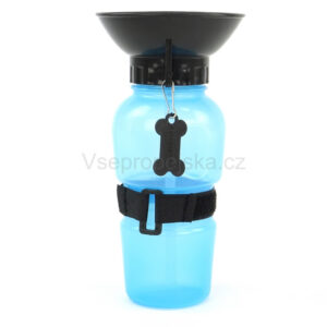 Vsepropejska Mug cestovní láhev pro psa 500 ml Barva: Modrá