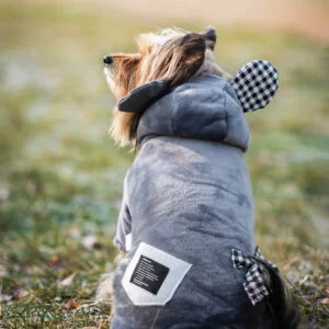 Vsepropejska Percy teplá kombinéza pro psa Barva: Šedá